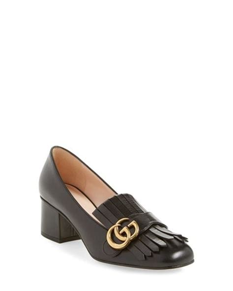 gucci marmont black shoes|gucci marmont second hand.